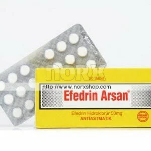 Ephedrine - Efedrin Arsan, Tedral SA