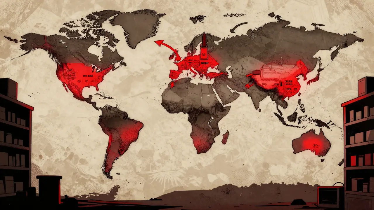 International Supply Chains: How Foreign Manufacturing Dependence Is Causing Drug Shortages