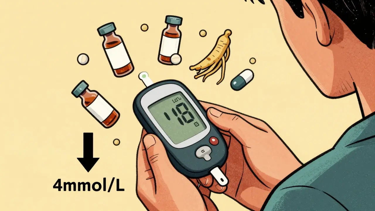 Ginseng and Diabetes Medications: Blood Sugar Effects and Monitoring